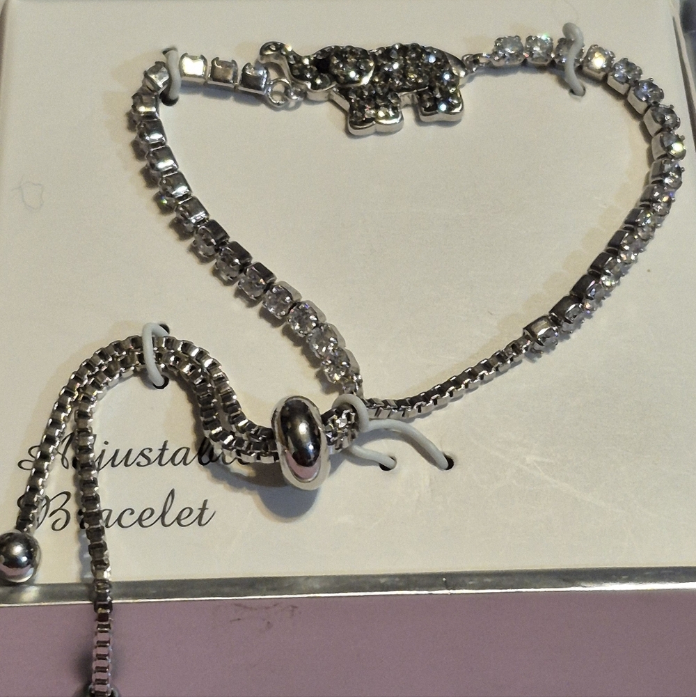 Adjustable Elephant Bracelet Costume Jewelry